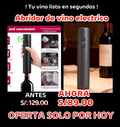 Abridor eléctrico de vino Premium